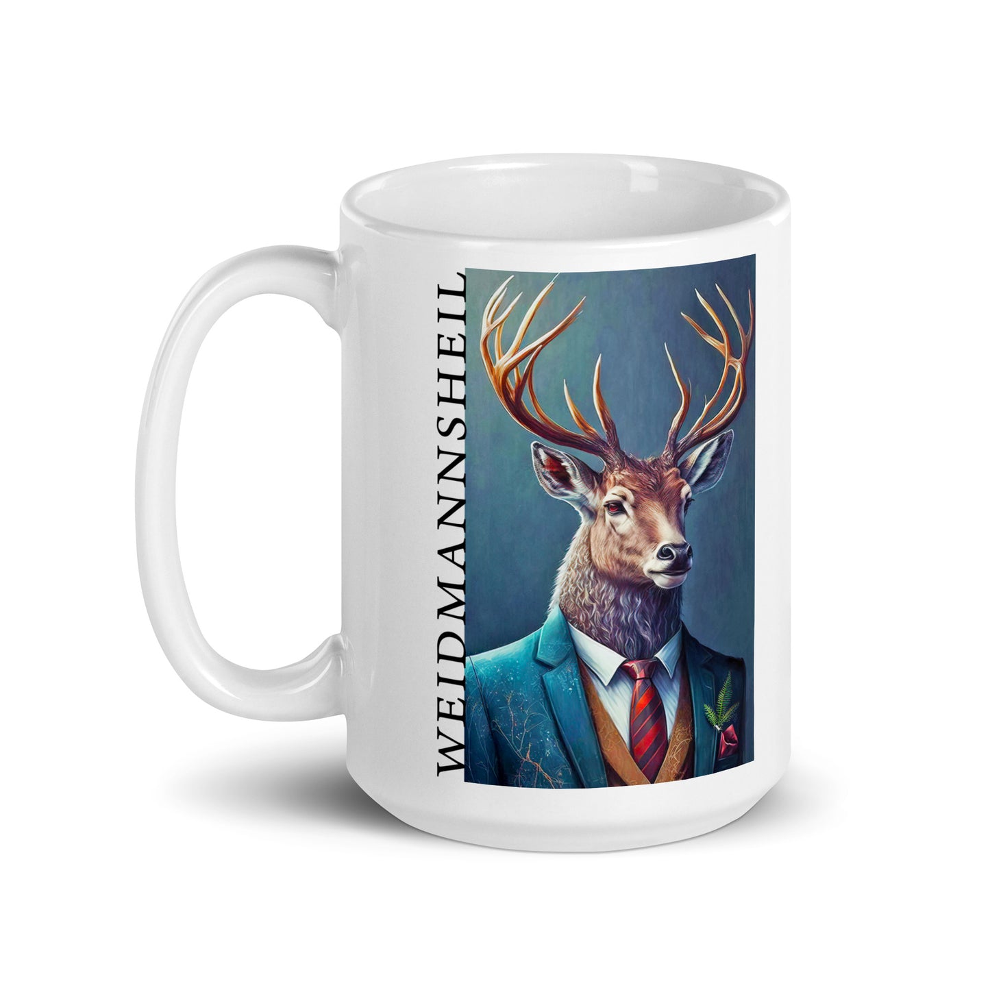 Weiße, glänzende Tasse - Weidmansheil