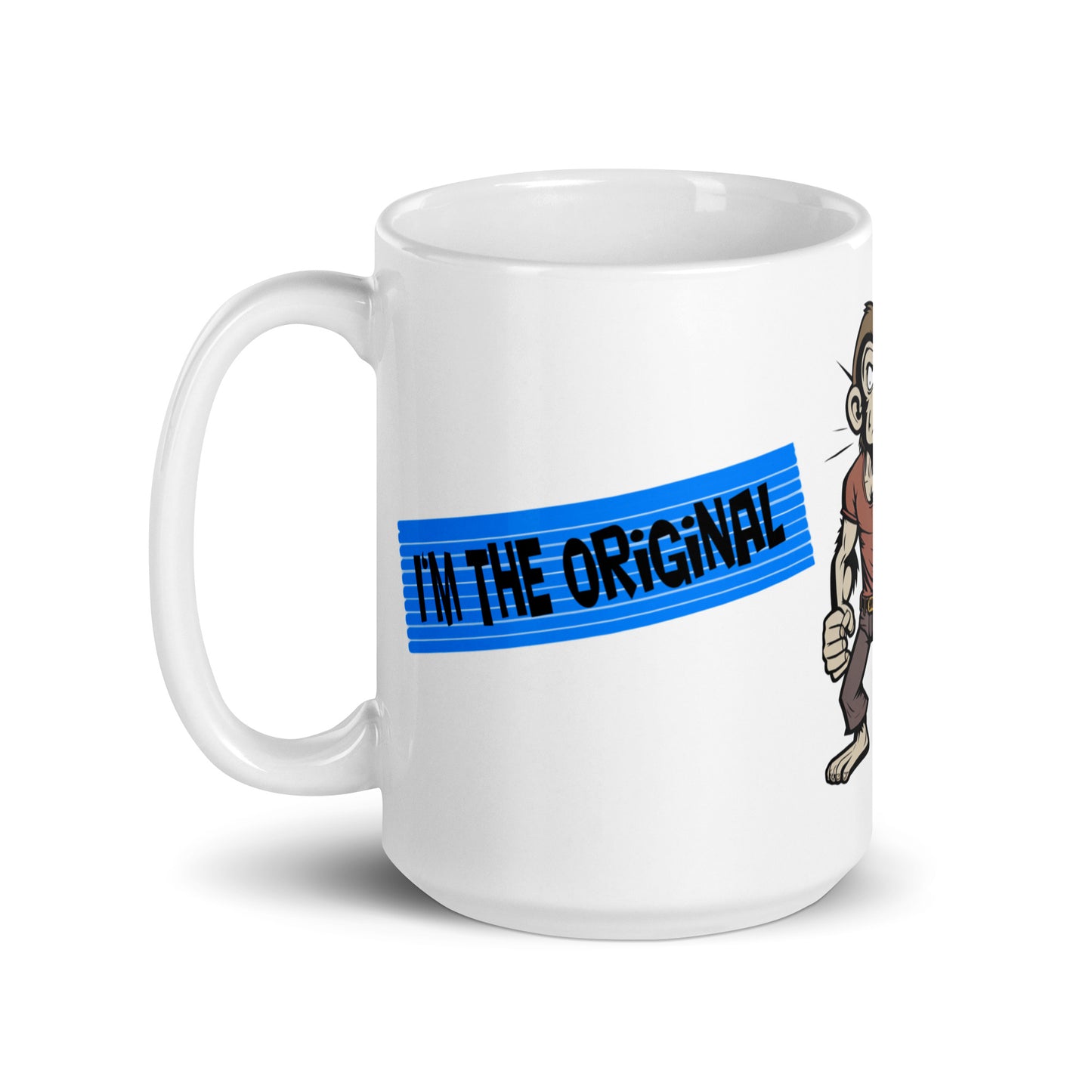 Weiße, glänzende Tasse - Orginal
