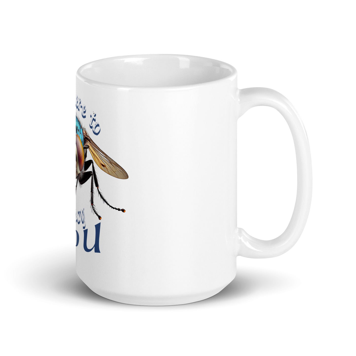 Weiße, glänzende Tasse - to annoy you