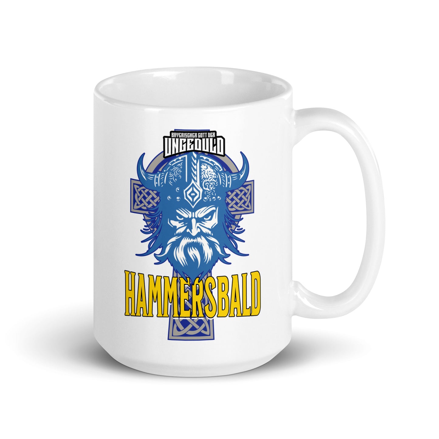 Weiße, glänzende Tasse - Hammersbald
