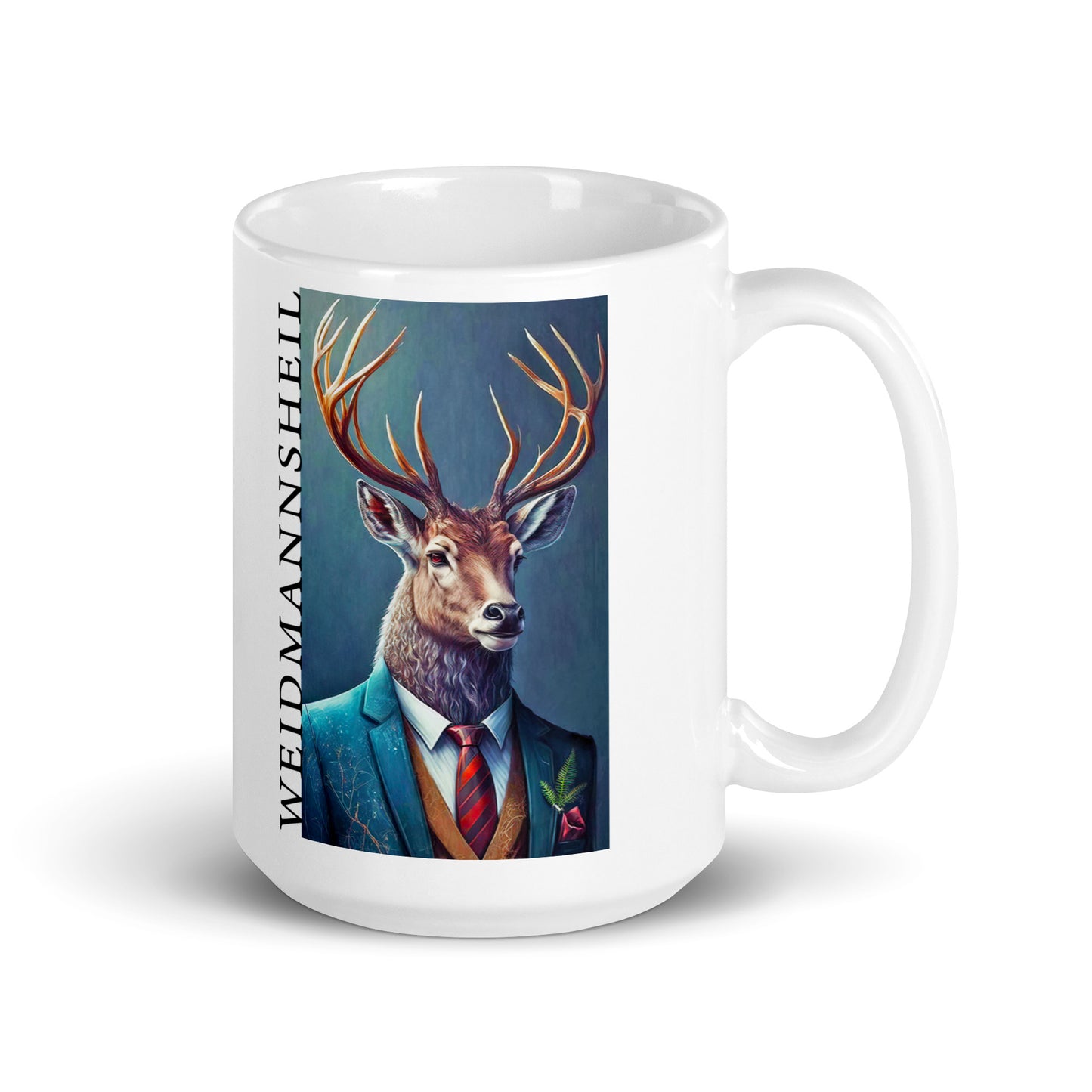 Weiße, glänzende Tasse - Weidmansheil