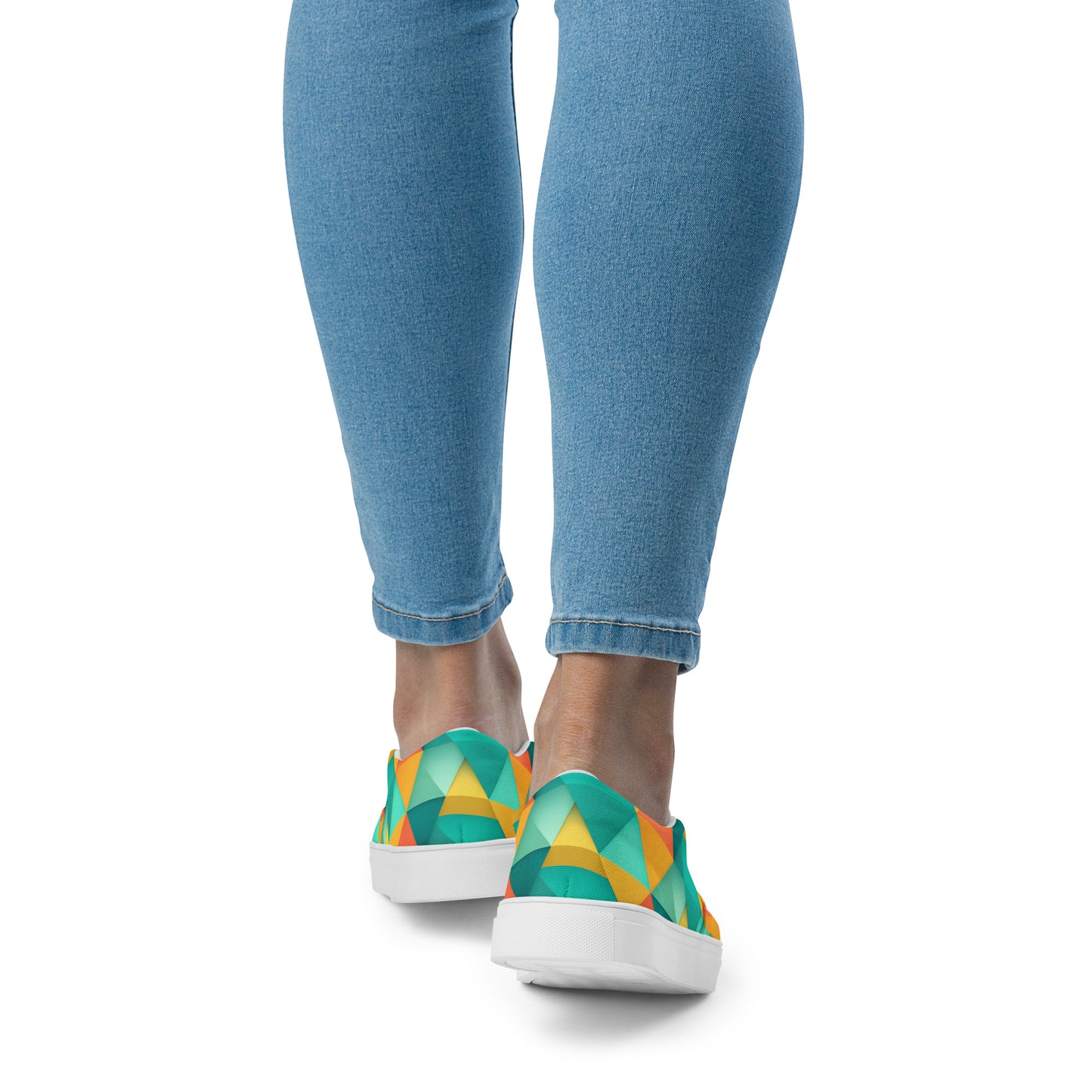 Damen-Canvas-Slipper - Triangel
