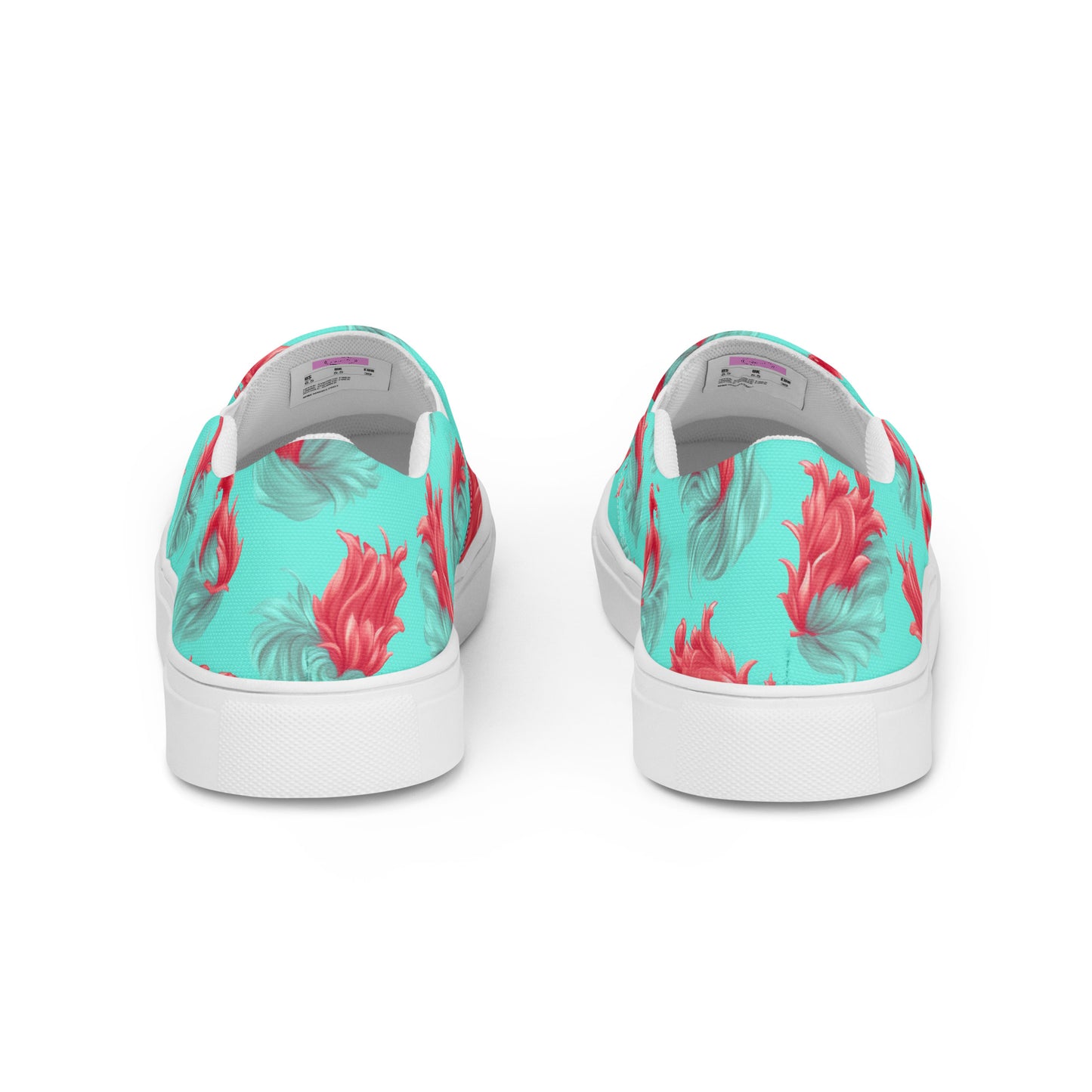 Damen-Canvas-Slipper - Rote Flamme