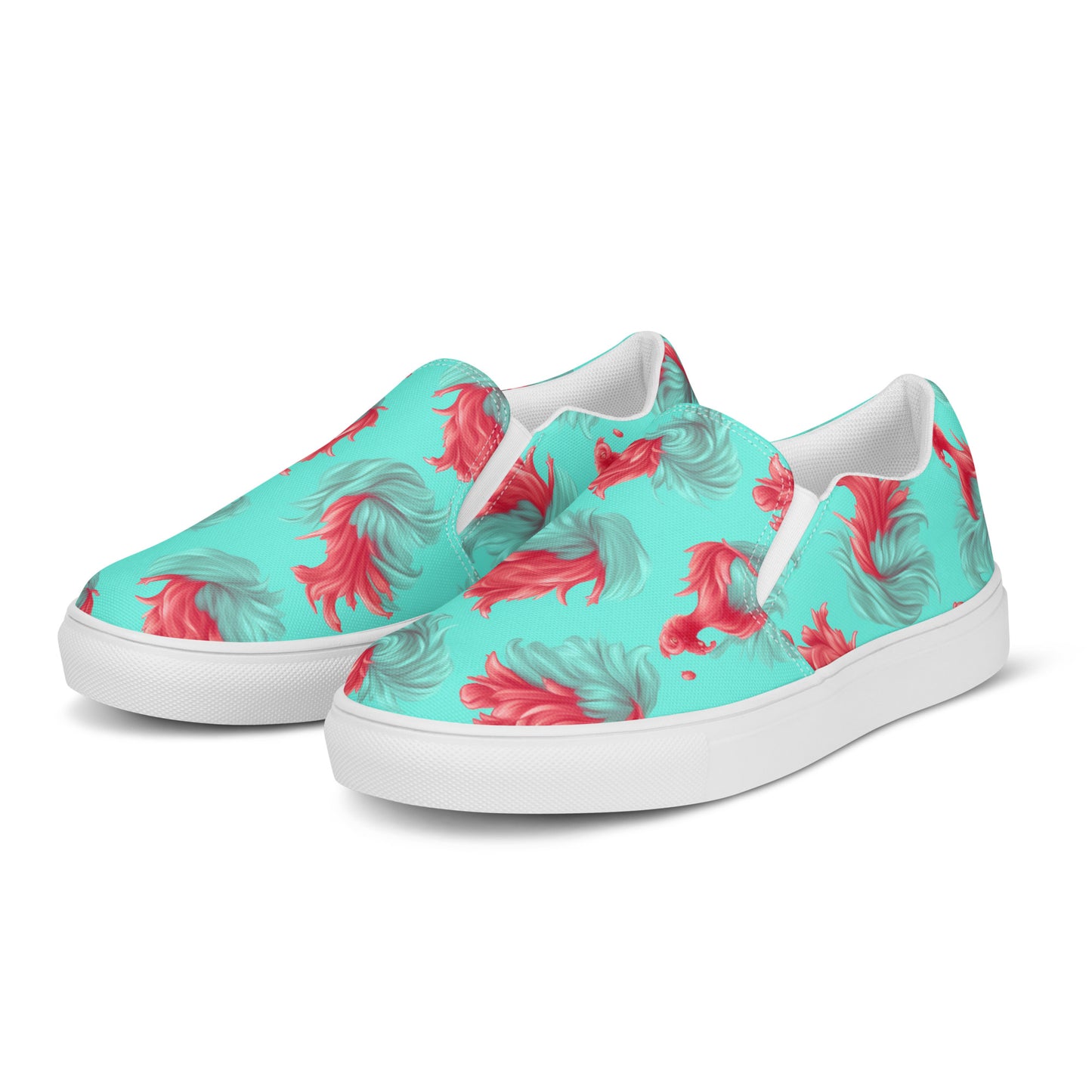 Damen-Canvas-Slipper - Rote Flamme