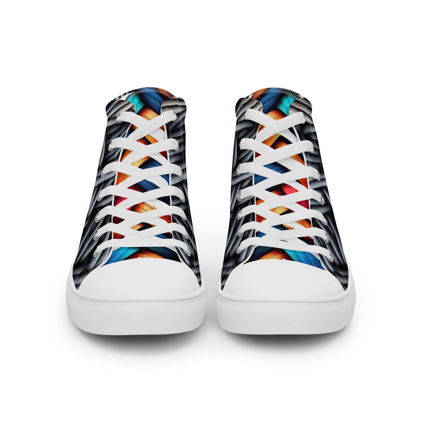 High-Top Leinenschuhe für Herren - Geflochten