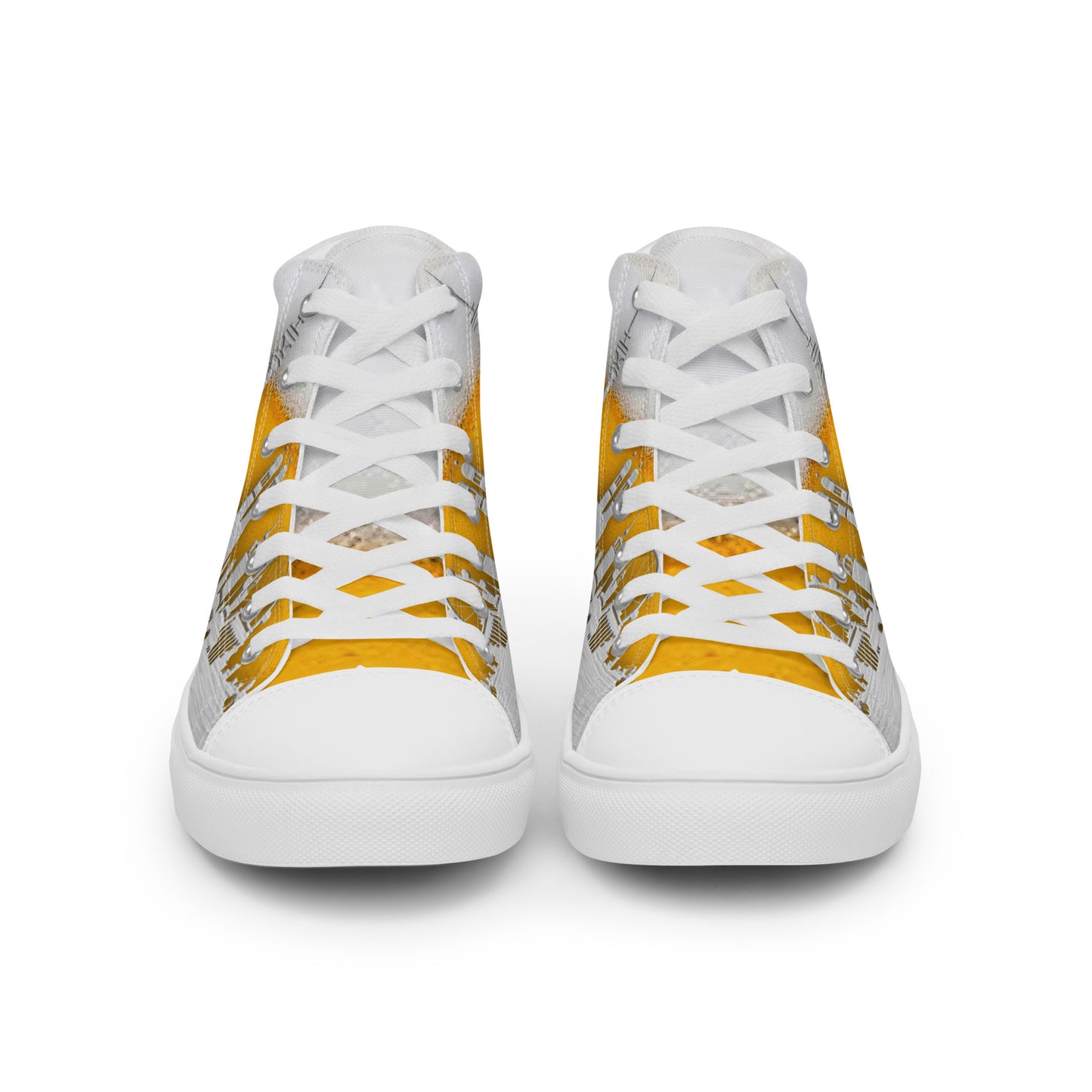 High-Top Leinenschuhe für Herren - München Skyline