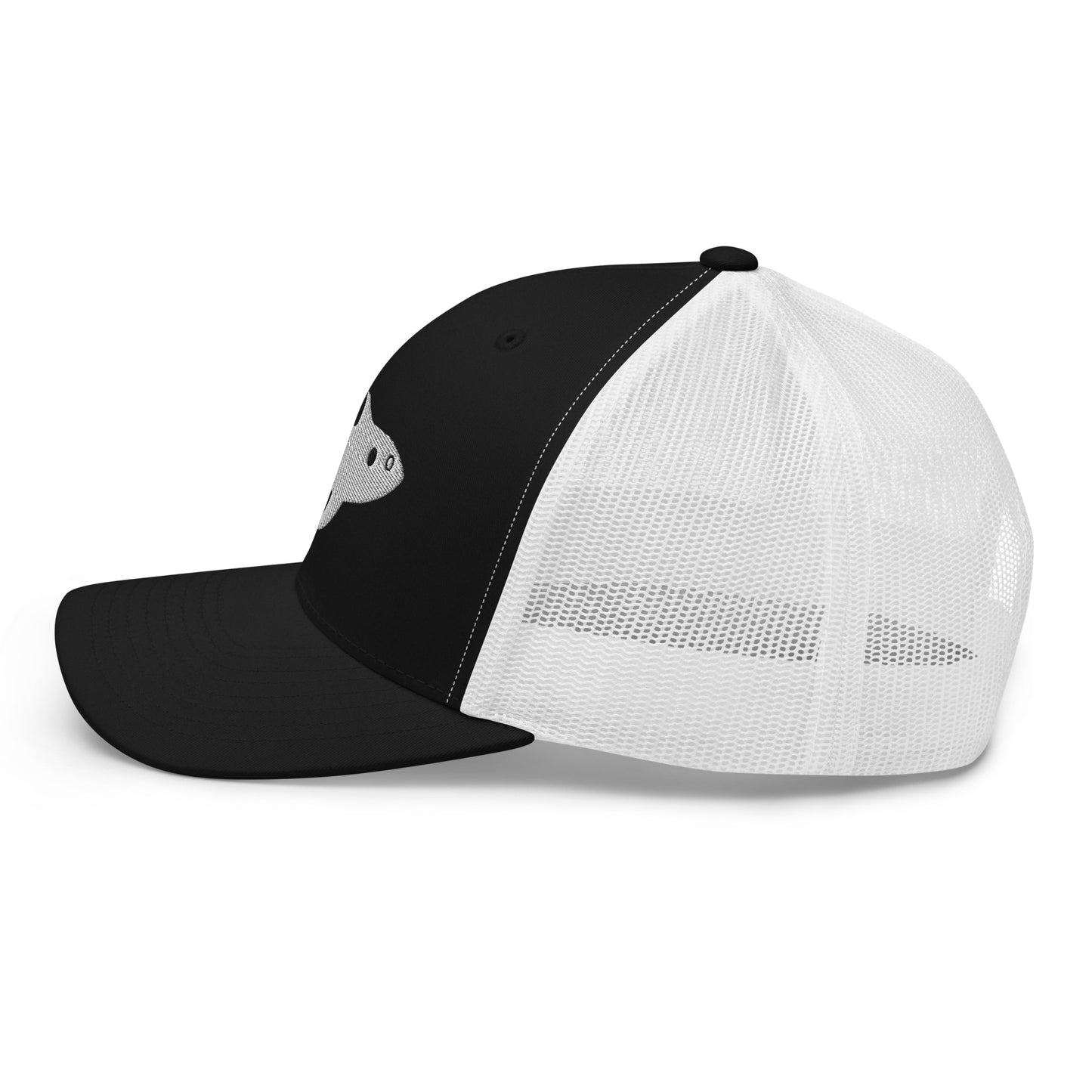 Trucker-Cap - Fisch (gestickt)