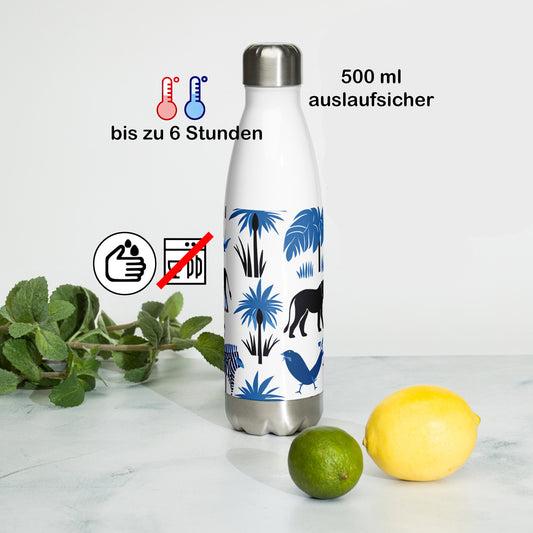 Edelstahl Trinkflasche - Africa Blue