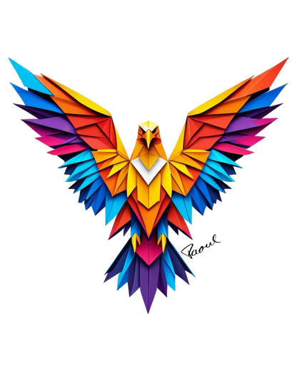 DryBlend® T-Shirt - Origami Big Eagle