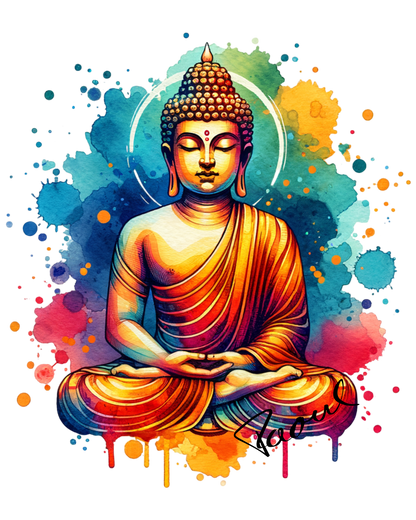 Damen-Bio-Baumwoll-T-Shirt - Buddha Gold