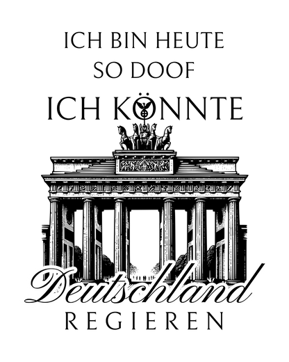 Unisex-Bio-Baumwoll-T-Shirt - Deutschland regieren