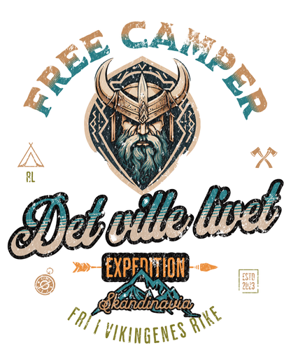 Weiße, glänzende Tasse - Free Camper