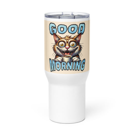 Reisebecher mit Griff - Good Morning Coffee