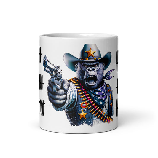 Weiße, glänzende Tasse - Wer ist der Nächste