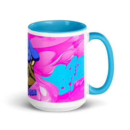Tasse mit blauer Innenseite - Wie Cool-HB
