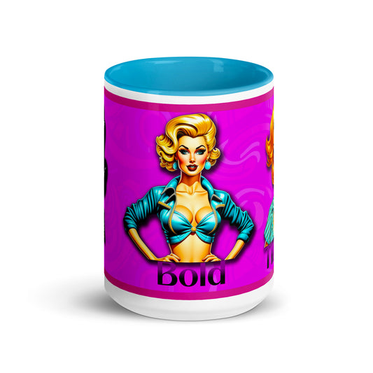 Tasse mit farbiger Innenseite - Hot Bold Timeless