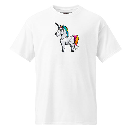 DryBlend® T-Shirt - Origami das weiße Einhorn