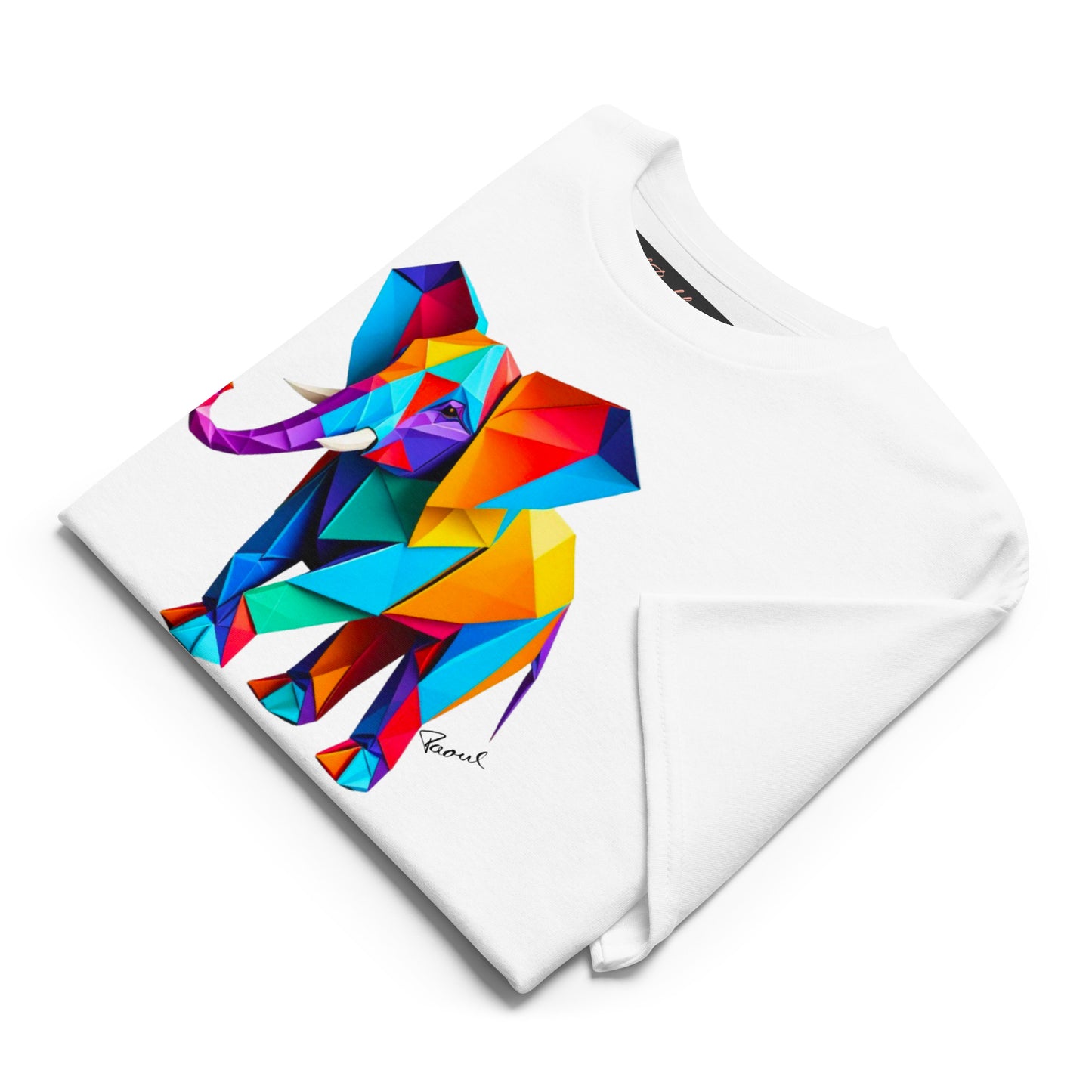 DryBlend® T-Shirt - Origami der bunte Elefant