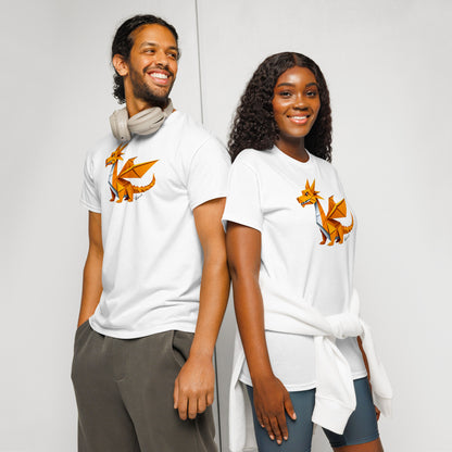 DryBlend® T-Shirt - Origami der gelbe Drache