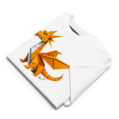 DryBlend® T-Shirt - Origami der gelbe Drache