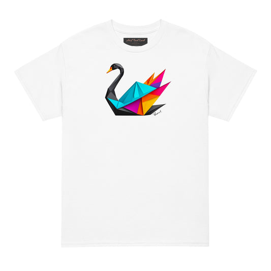 DryBlend® T-Shirt - Origami der schwarze Schwan