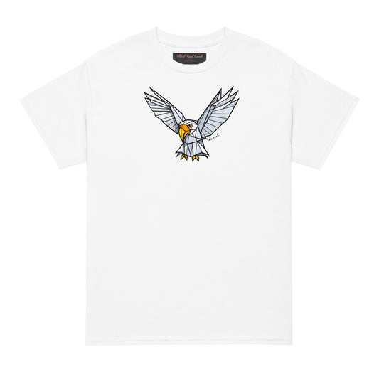 DryBlend® T-Shirt - Origami der weiße Adler