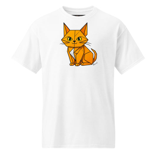 DryBlend® T-Shirt - Origami Die gelbe Katze