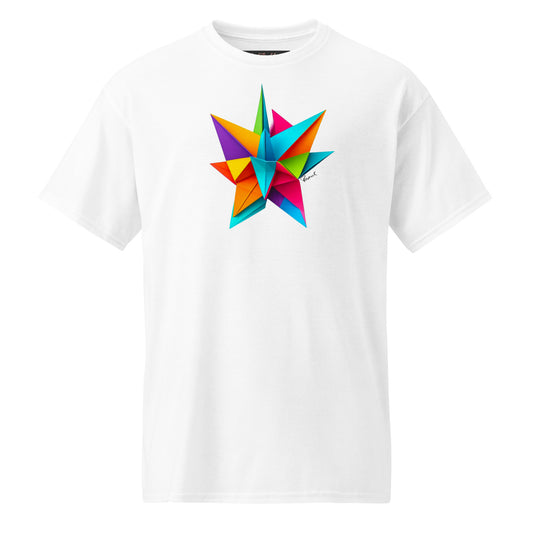 DryBlend® T-Shirt - Origami Ein bunter Stern