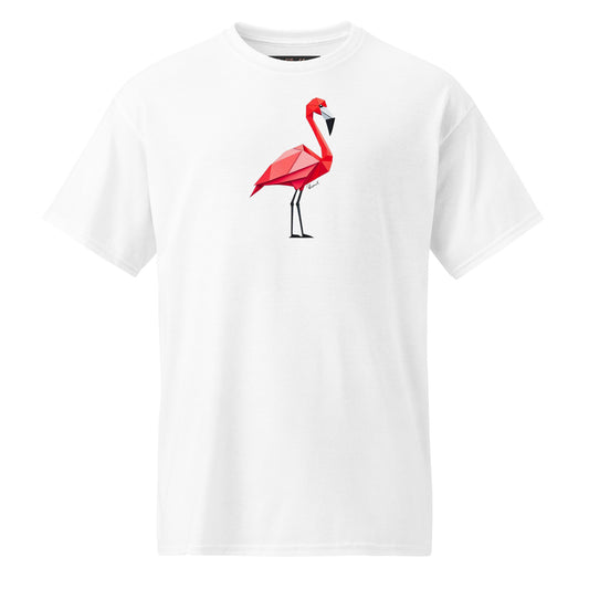 DryBlend® T-Shirt - Origami rote Flamingo