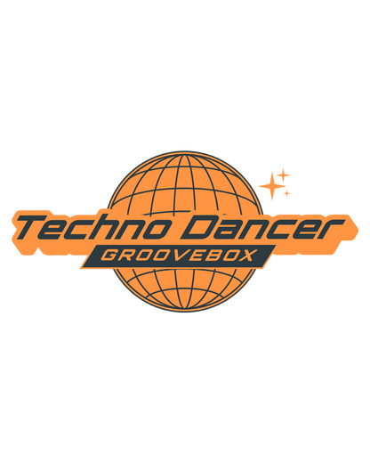 Schwarze glänzende Tasse - Techno Dancer