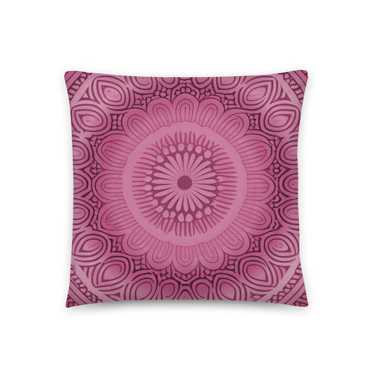 Basic-Kissen - Kreis Rosa