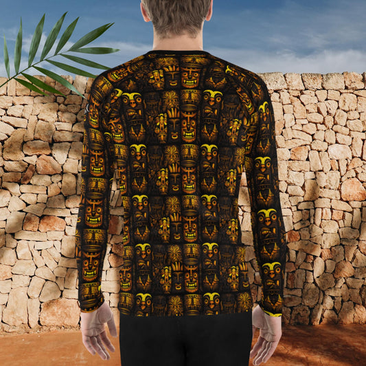 Herren-Rash-Guard - Masken