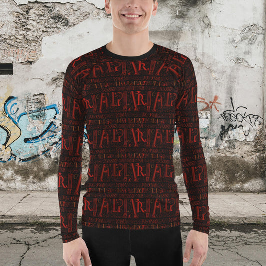 Herren-Rash-Guard - Red Letter