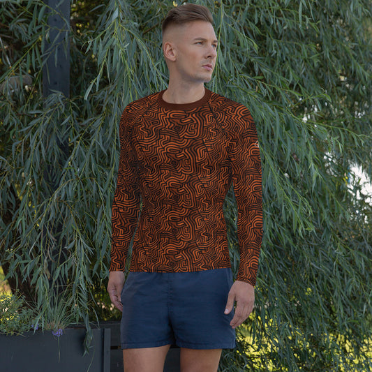 Herren-Rash-Guard - Afrikanische Erde