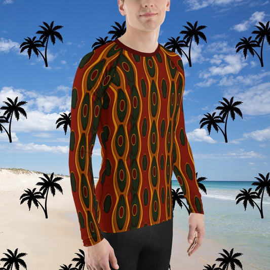 Herren-Rash-Guard - Afrikano