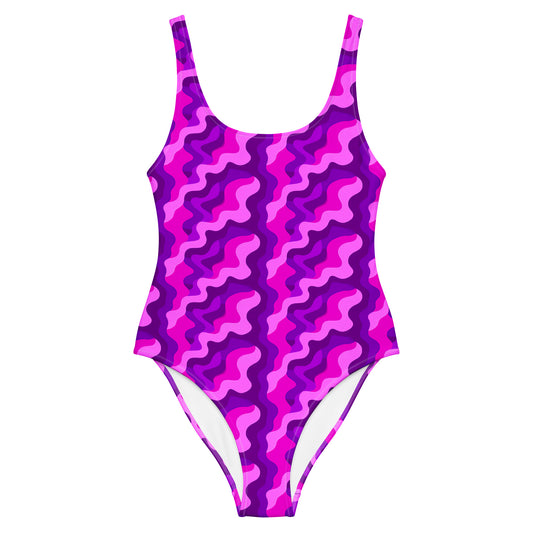 Einteiliger Badeanzug - violett