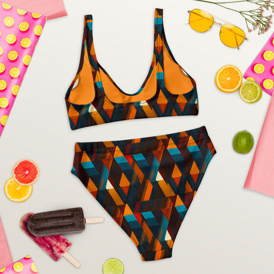 High Waist Bikini - Raute