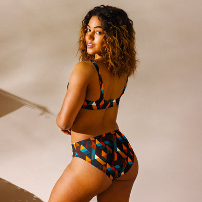High Waist Bikini - Raute
