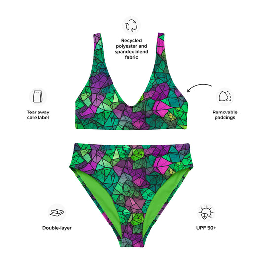 High Waist Bikini - Mosaik