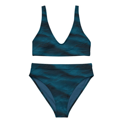 High Waist Bikini - Tiefer Ozean