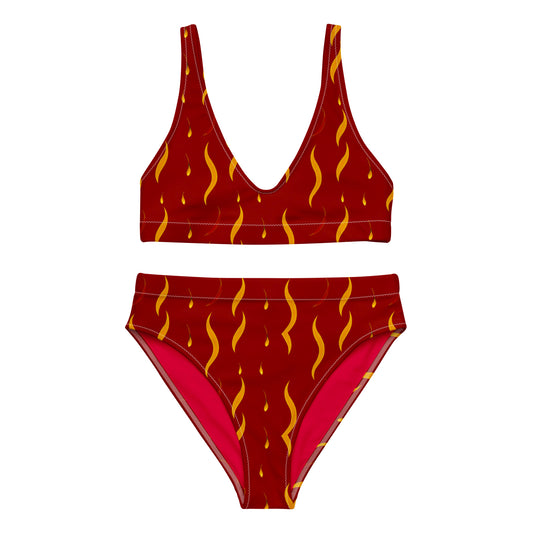 High Waist Bikini - Flamme