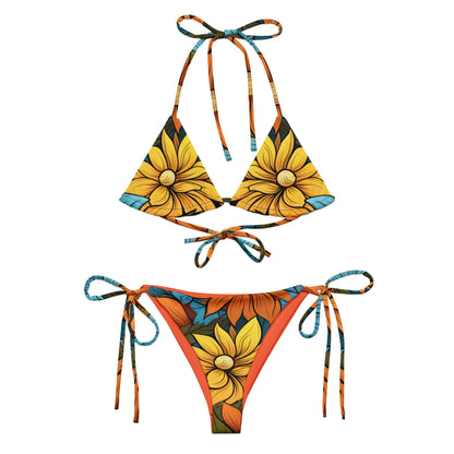 Schnürbikini - Flower