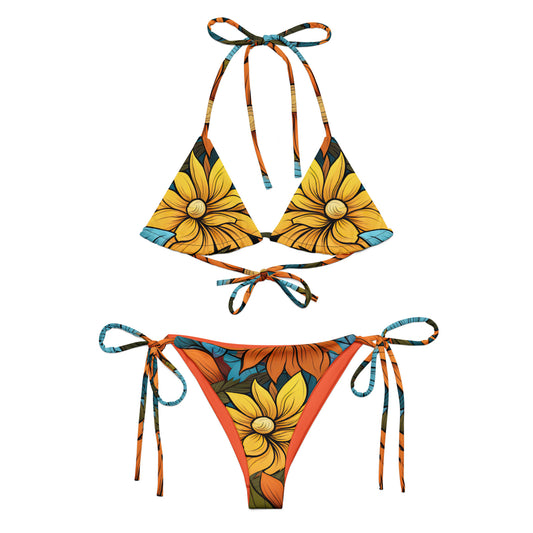 Schnürbikini - Flower