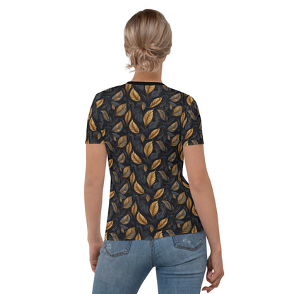 AllOver-Damen-T-Shirt - arabische Blätter