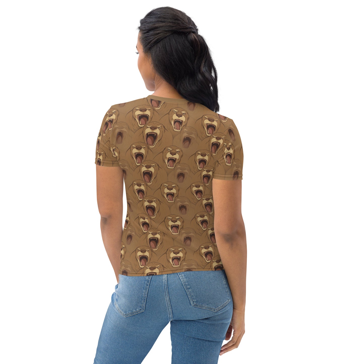AllOver-Damen-T-Shirt - Löwenbrüllen