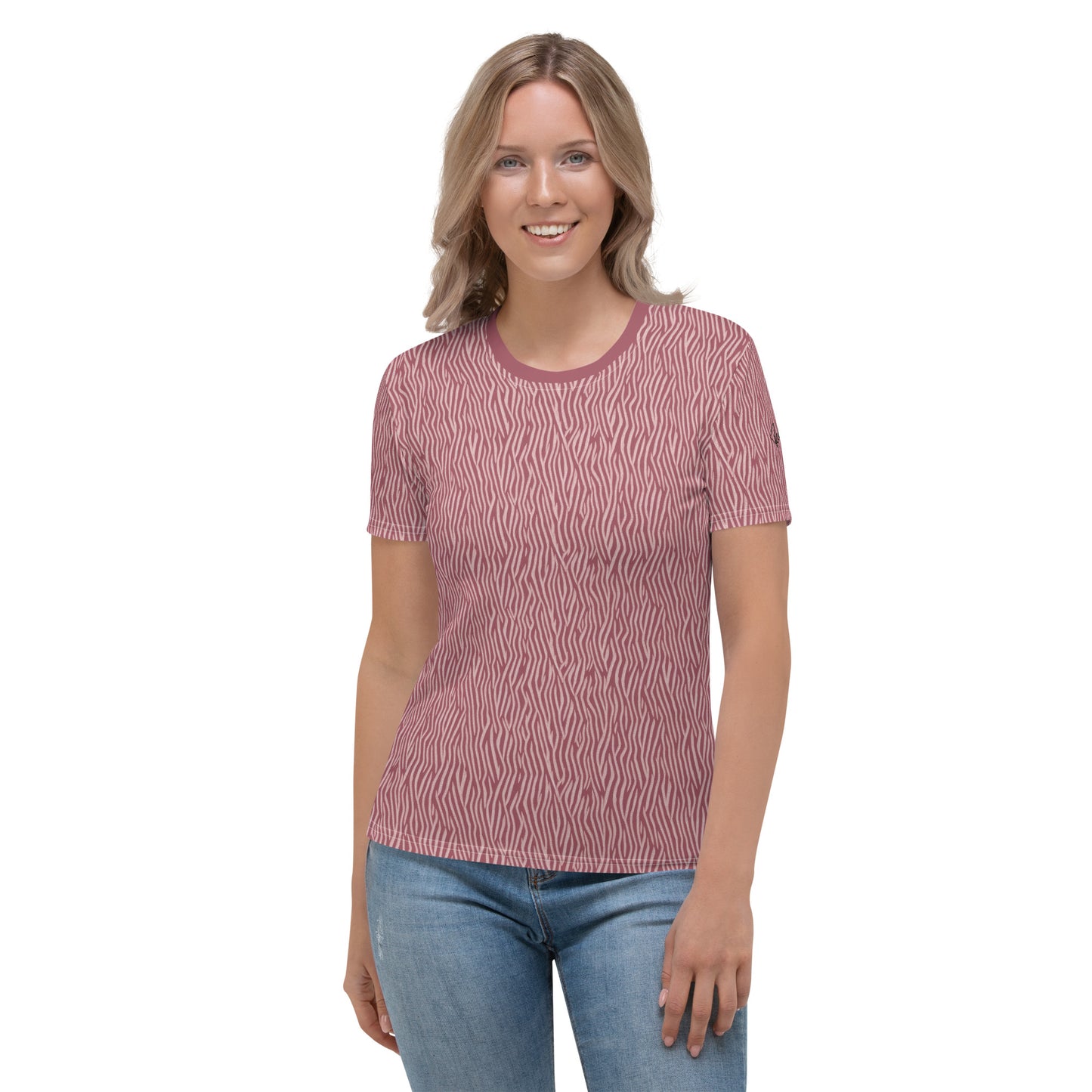 AllOver-Damen-T-Shirt - Rosa Ähren