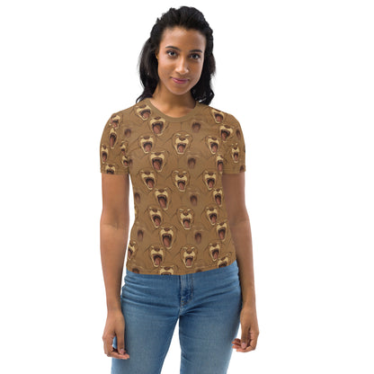 AllOver-Damen-T-Shirt - Löwenbrüllen
