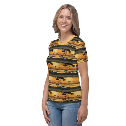 AllOver-Damen-T-Shirt - African Sundown