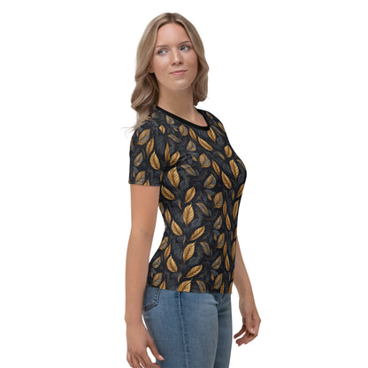AllOver-Damen-T-Shirt - arabische Blätter