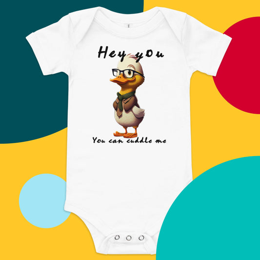Kurzärmliger Baby-Einteiler - cuddle me